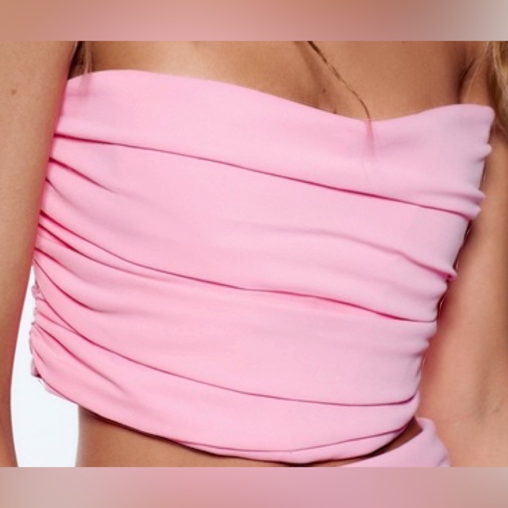 Zara pink tub top